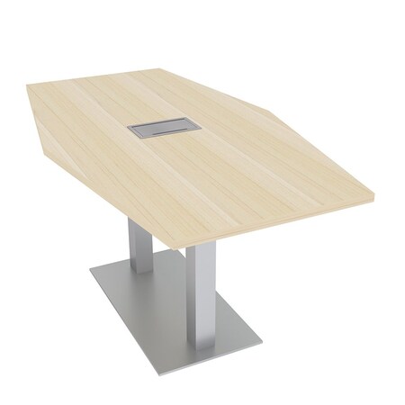 Skutchi Designs 33.5 in W, 59.5 in L, 29 in H, Engineered Wood Top, Brown HAR-HEX.IR-34x60-DOU-ELEC-XD08